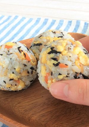 【幼児食】ひじきふんわり卵ボール-レシピのメイン写真