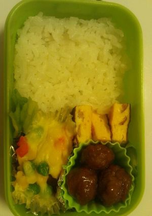 ミートボール弁当-レシピのメイン写真
