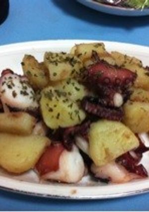 じゃがいもとタコのアンチョビ炒め-レシピのメイン写真
