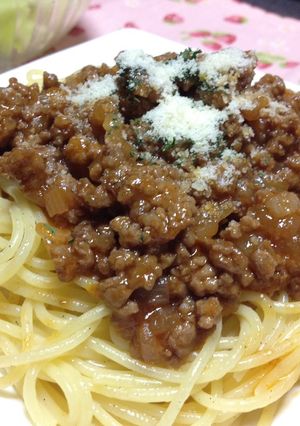 定番! 簡単! 美味しいミートパスタ♪-レシピのメイン写真