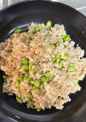 もち麦混ぜご飯-レシピのメイン写真