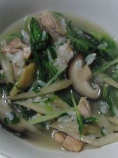 鶏ごぼう雑炊-レシピのメイン写真