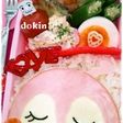 キャラ弁*ハムdeぺたり♡ドキンちゃん♡