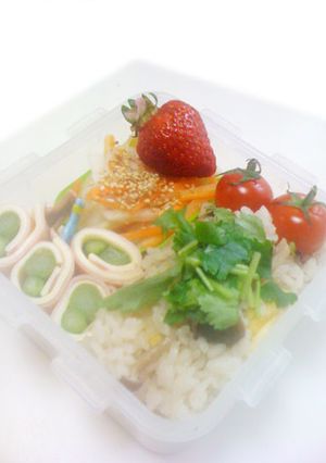 超簡単お弁当に♪アスパラのハムチーズ巻き-レシピのメイン写真