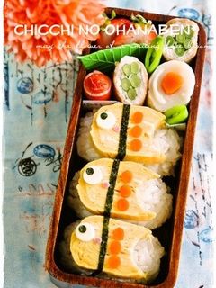 *キャラ弁*簡単★玉子寿司DEこいのぼり-レシピのメイン写真
