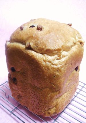 ＨＢで！クルミ＆フルーツ生クリーム食パン-レシピのメイン写真