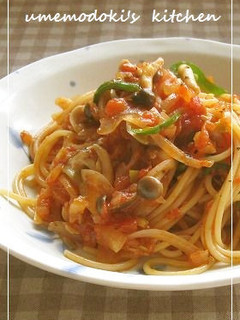塩こうじ入りトマトソースパスタ-レシピのメイン写真