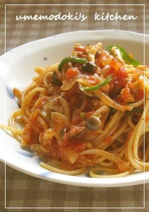 塩こうじ入りトマトソースパスタ-レシピのメイン写真
