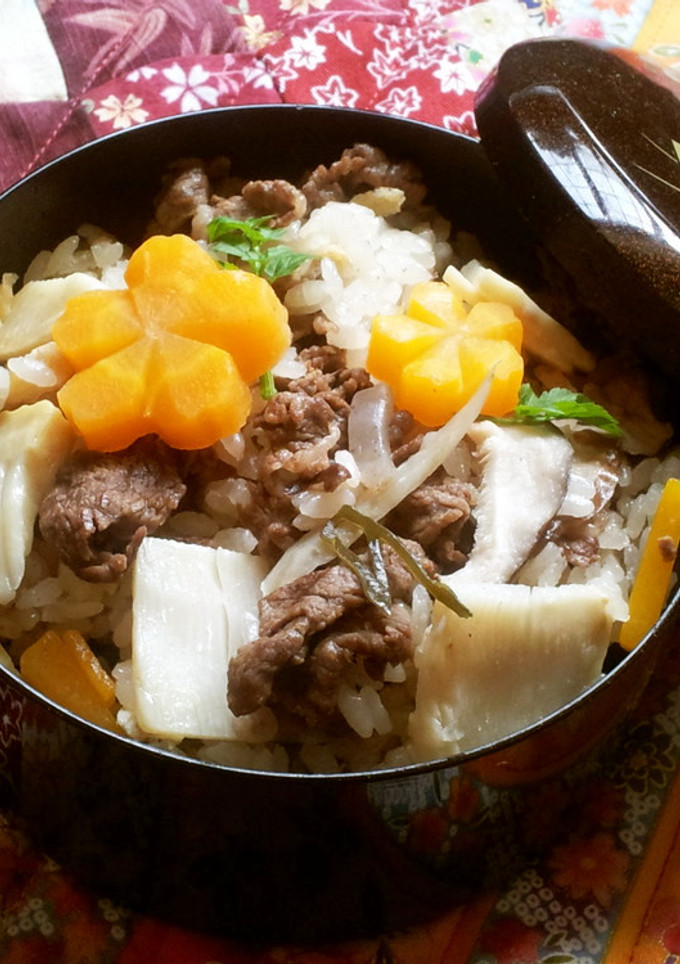 ✿筍と牛肉✿の五目炊き込みご飯-レシピのメイン写真