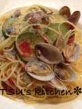 ✼あさりとズッキーニのパスタ✼