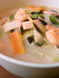 片手鍋で簡単ちゃんぽんうどん-レシピのメイン写真