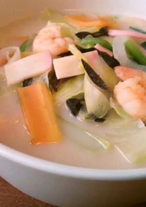 片手鍋で簡単ちゃんぽんうどん-レシピのメイン写真