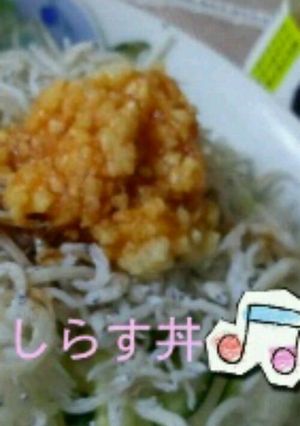 生姜きざみしらす丼-レシピのメイン写真