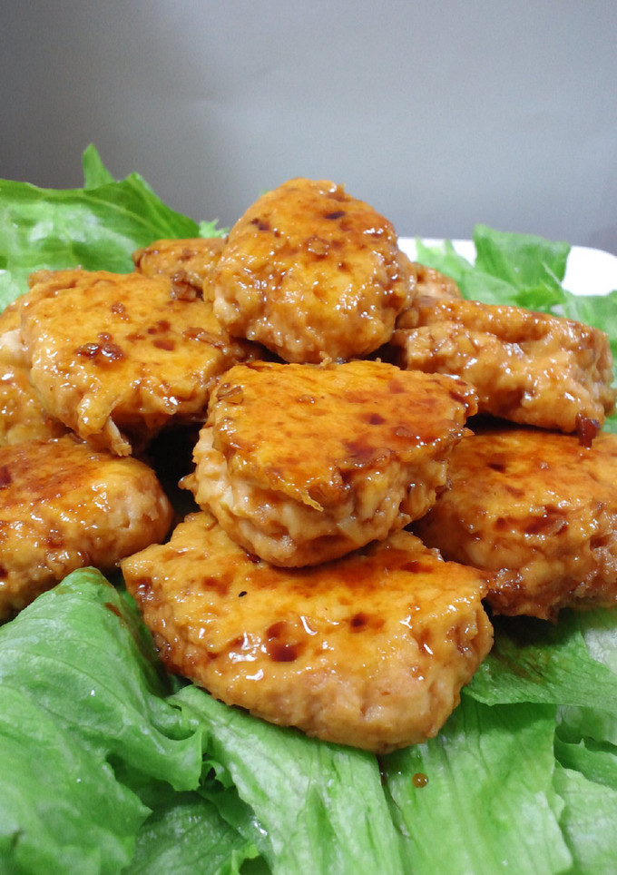 たけのこの照り焼きバーグ-レシピのメイン写真