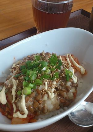 忙しくても幸せLunch☆納豆キムチ丼-レシピのメイン写真