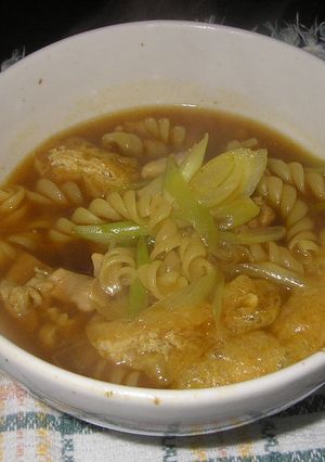 和風カレースープパスタ-レシピのメイン写真