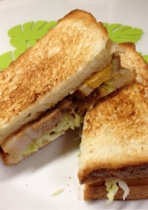 パンでリメイク！豚バラの角煮deサンド-レシピのメイン写真