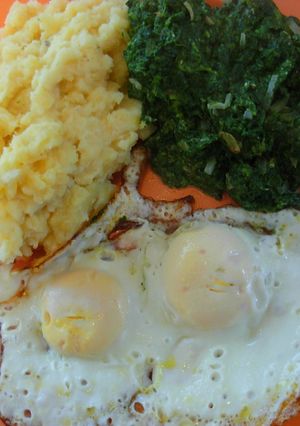 ドイツ風ほうれん草料理-レシピのメイン写真