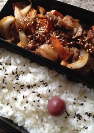 お弁当に☆醤油麹で豚コマ炒め-レシピのメイン写真