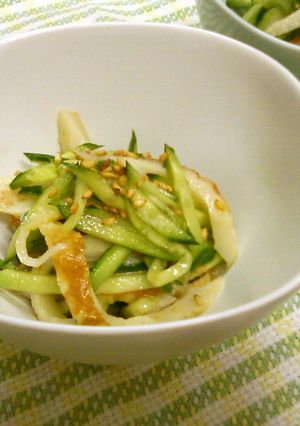 きゅうりとちくわの和え物-レシピのメイン写真