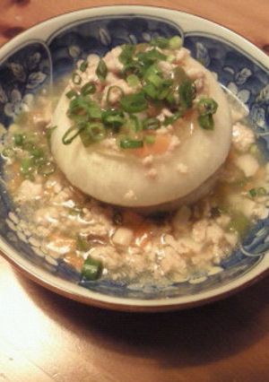 旨い！新玉ねぎのまるごとあんかけ！！-レシピのメイン写真