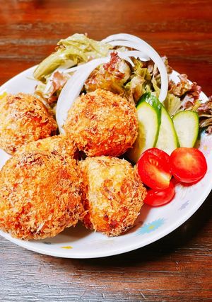 ジャガイモと挽き肉のコロッケ-レシピのメイン写真