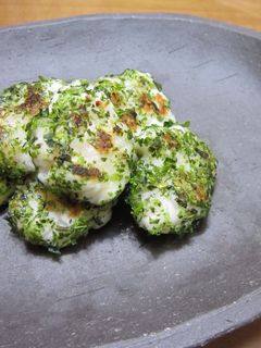 桜エビはんぺん団子の磯部焼き-レシピのメイン写真