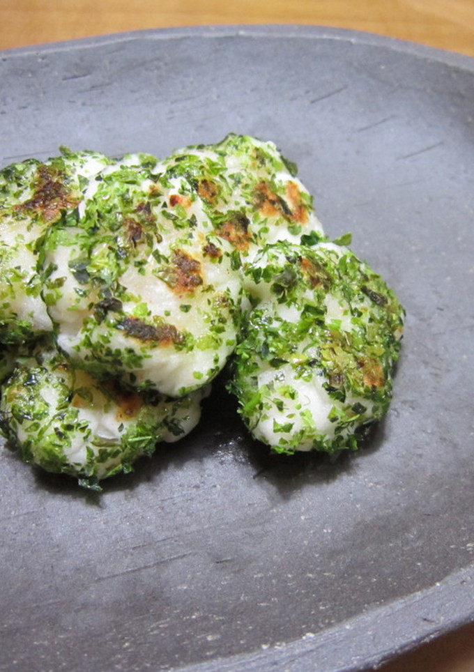 桜エビはんぺん団子の磯部焼き-レシピのメイン写真