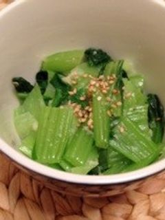 簡単☆チンゲン菜と生姜の和え物-レシピのメイン写真