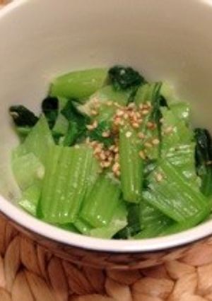 簡単☆チンゲン菜と生姜の和え物-レシピのメイン写真