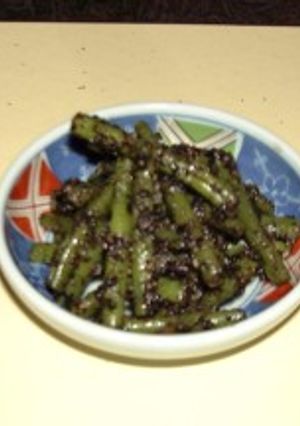 インゲン豆　の　ごまよごし-レシピのメイン写真