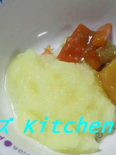 離乳食☆はじめてのりんごカレー-レシピのメイン写真