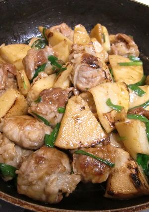 豚肉団子と筍の醤油炒め煮-レシピのメイン写真