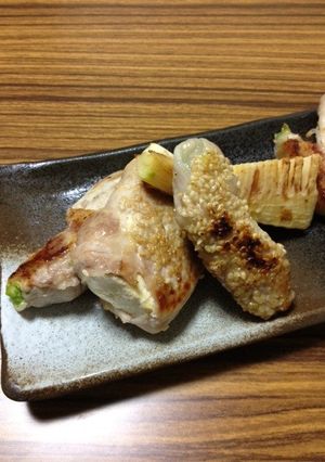 ゴマ付きの肉巻き。-レシピのメイン写真