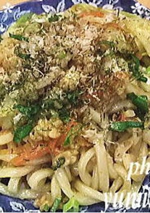 醤油味の焼きうどん-レシピのメイン写真