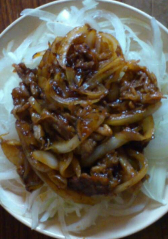 たっぷり玉ねぎと豚肉のこってり炒め-レシピのメイン写真