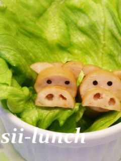 すき間にどうぞ。ブタさんウインナー♪-レシピのメイン写真