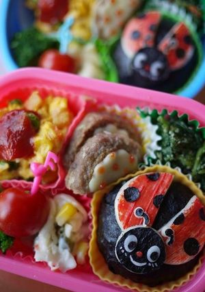 「みんなのうた」てんとうむしテトくん弁当-レシピのメイン写真