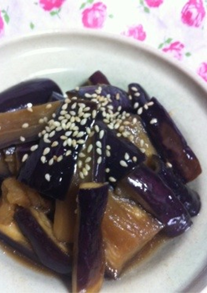 超簡単..丼で..4分.なす中華風煮浸し-レシピのメイン写真