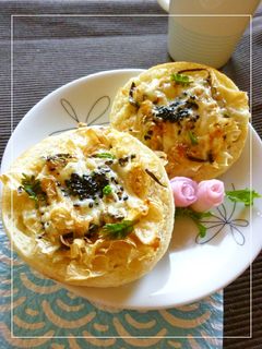湯葉の和トースト-レシピのメイン写真