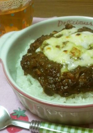15分で！万能挽き肉を使った焼きカレー☆-レシピのメイン写真