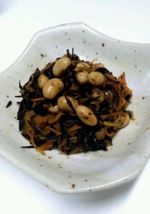 人参と大豆のひじき煮-レシピのメイン写真