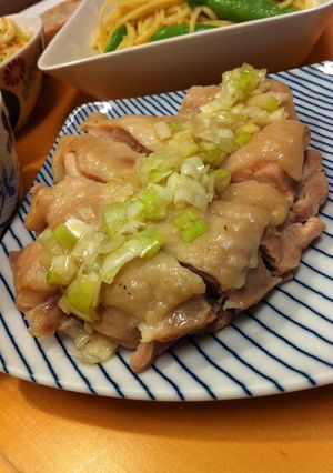 茹で鶏のねぎ塩だれ☆-レシピのメイン写真