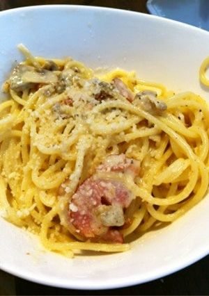 誰でも美味しいベーコンのカルボナーラ-レシピのメイン写真