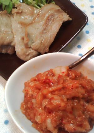 梅キムチ〜食べるソース〜-レシピのメイン写真