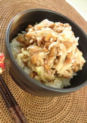 シーチキン＆塩麹で旨味UP納豆ご飯-レシピのメイン写真