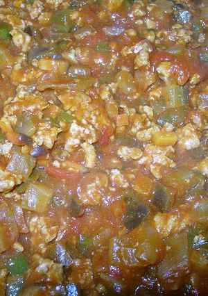 野菜たっぷりカレー風味ミートソース-レシピのメイン写真