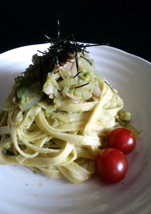 完熟アボカドのわさび醤油パスタ-レシピのメイン写真