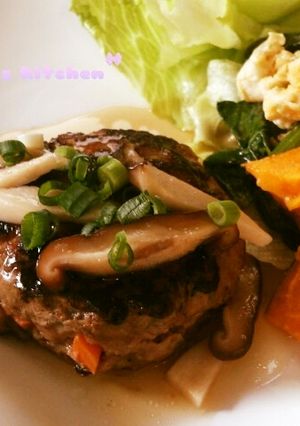 おろし野菜ハンバーグ-レシピのメイン写真