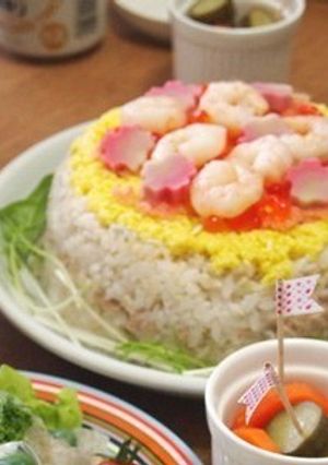 1歳のお誕生日に♪お寿司のケーキ♪-レシピのメイン写真